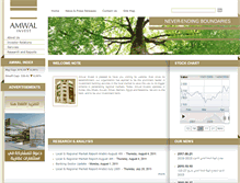 Tablet Screenshot of amwalinvest.com